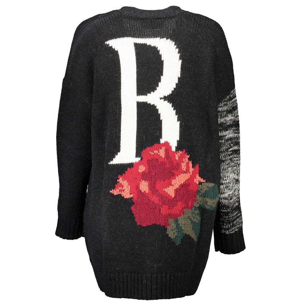 Nero Acrylic Women Cardigan - ventzia