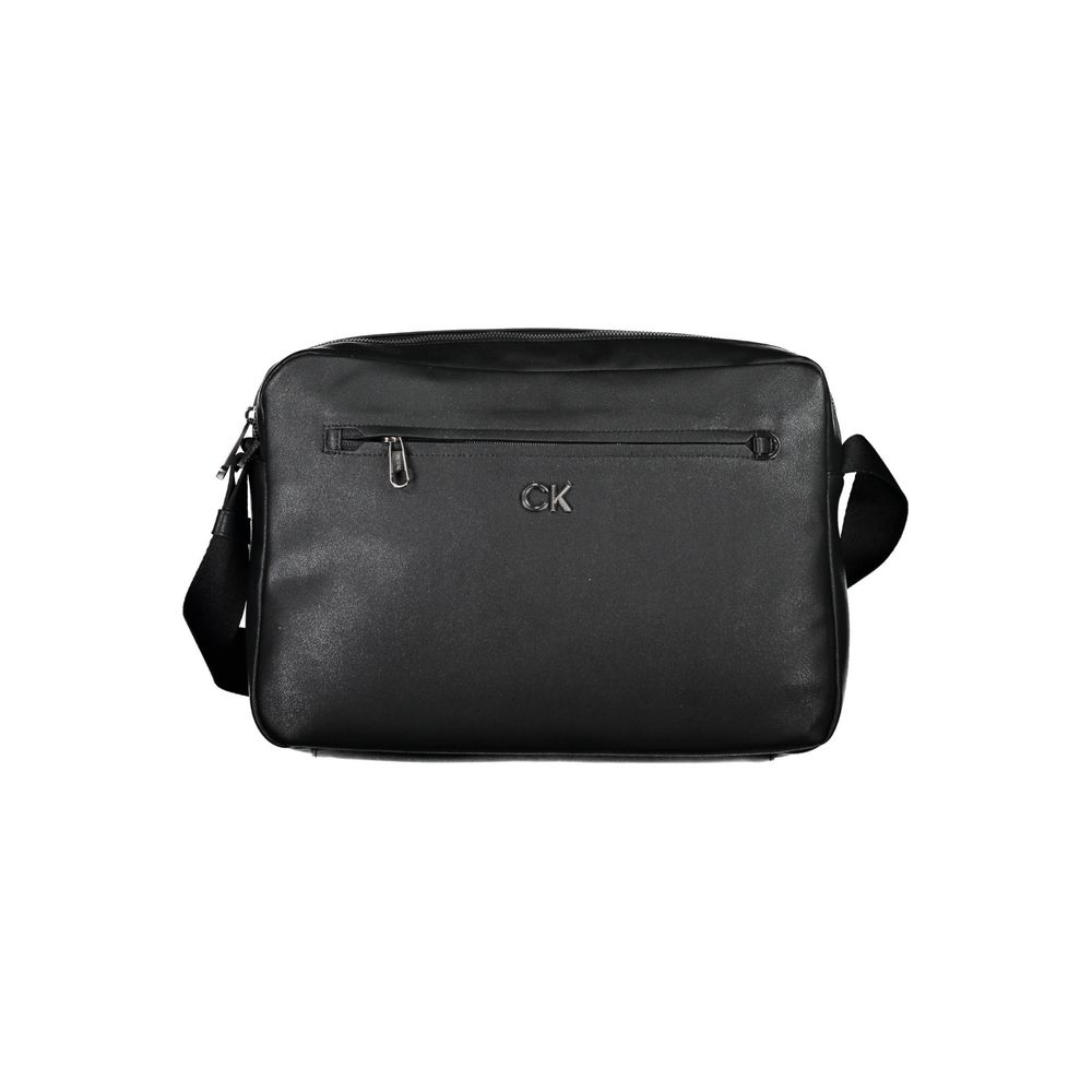 Nero Recycled Polyester Men Briefcase - ventzia