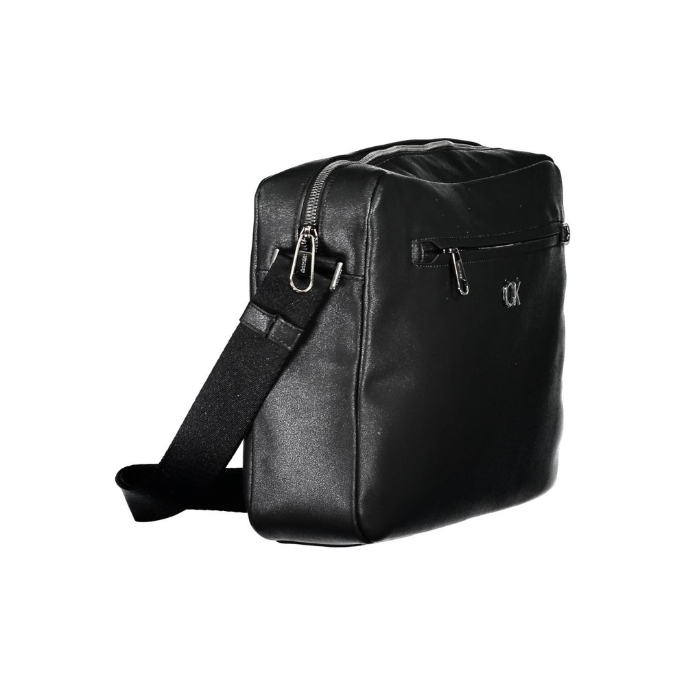 Nero Recycled Polyester Men Briefcase - ventzia