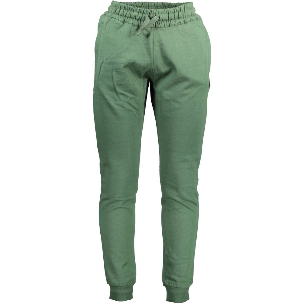 Verde Cotton Male Pantalon - ventzia