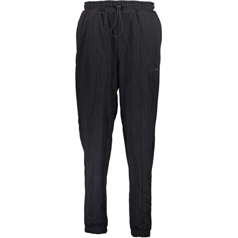 Black Cotton Women Sweatpants - ventzia