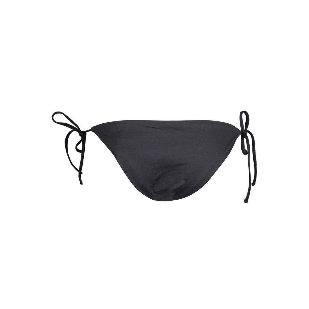 Black Polyamide Women's Swim Brief - ventzia
