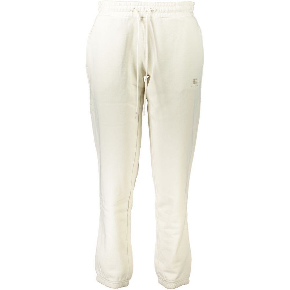 White Cotton Women's Sweatpant - ventzia
