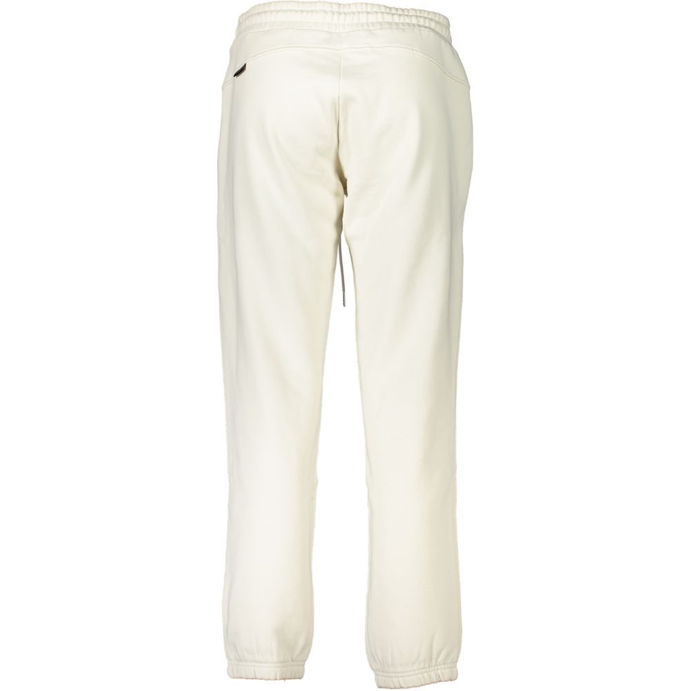 White Cotton Women's Sweatpant - ventzia