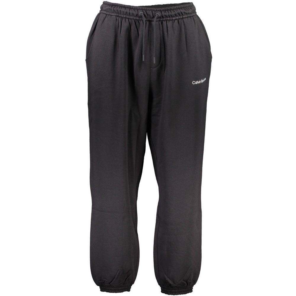 Black Cotton Men's Sweatpant - ventzia