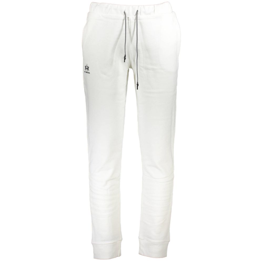 White Cotton Men's Track Pant - ventzia