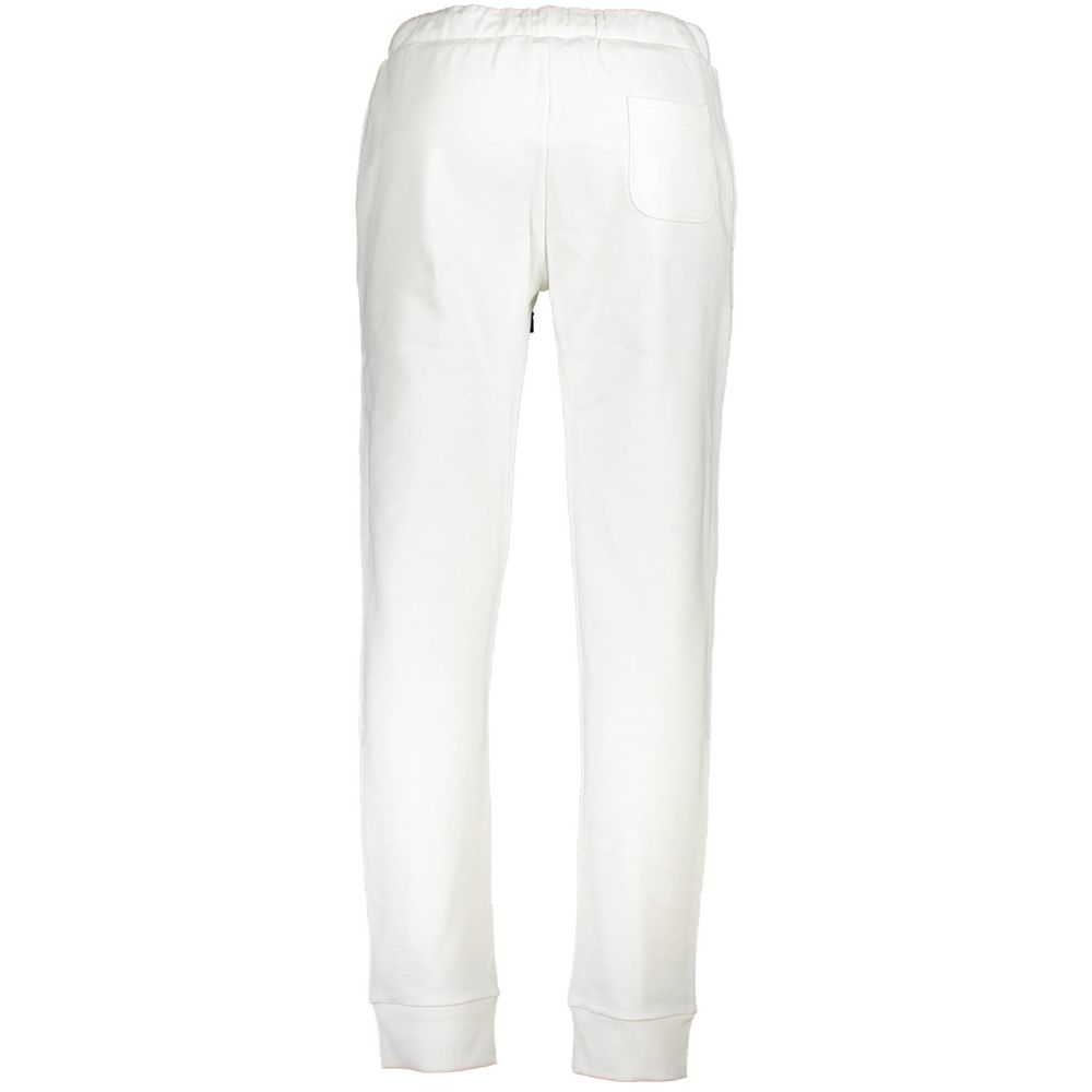 White Cotton Men's Track Pant - ventzia