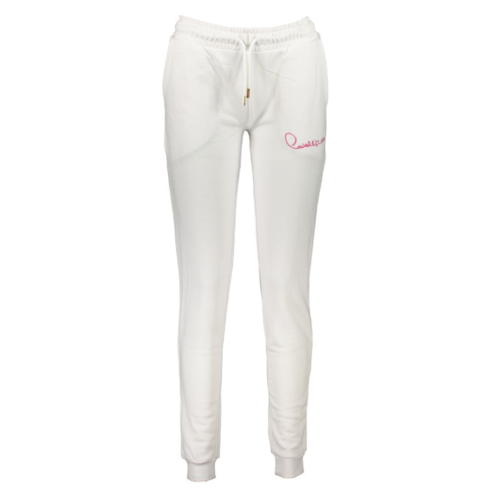 White Cotton Women's Sweatpant - ventzia