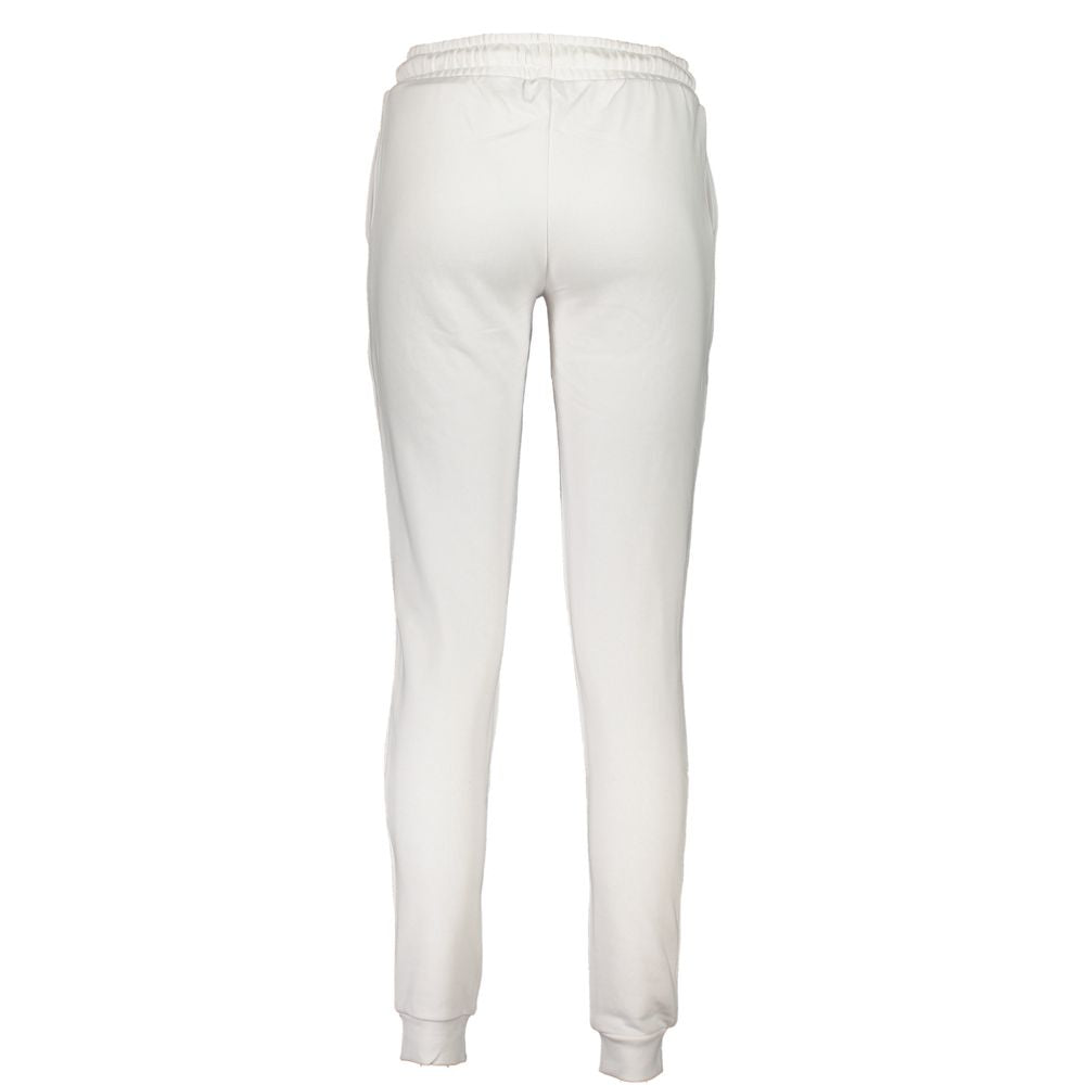 White Cotton Women's Sweatpant - ventzia