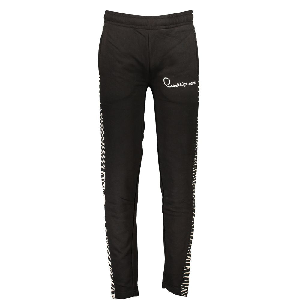 Black Cotton Men's Sweatpants - ventzia