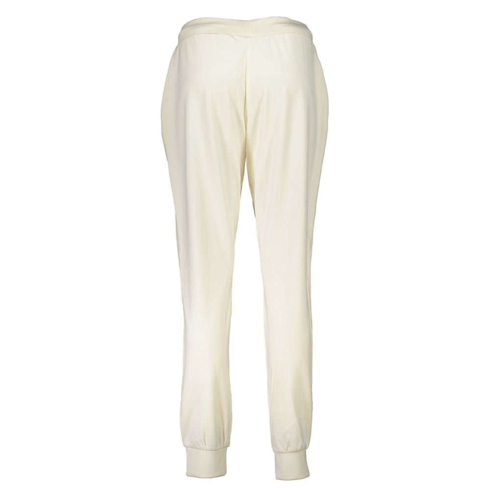 White Polyester Women's Track Pant - ventzia