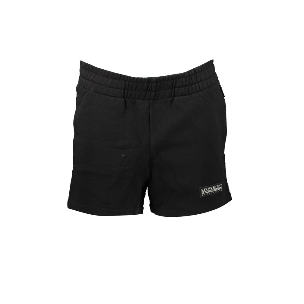 Black Cotton Women Sweatpants - ventzia
