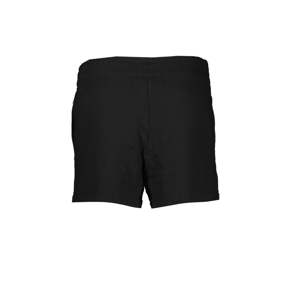 Black Cotton Women Sweatpants - ventzia
