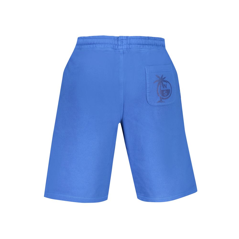 Blue Cotton Men's Sweatpants - ventzia