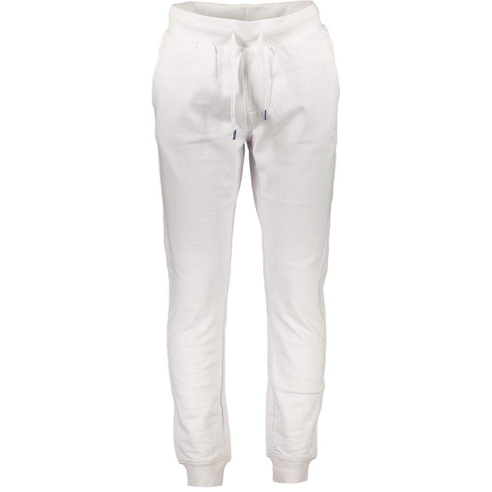 White Cotton Men's Sport Trouser - ventzia