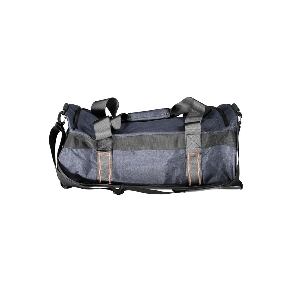 Blu Polyester Men Duffle Bag - ventzia