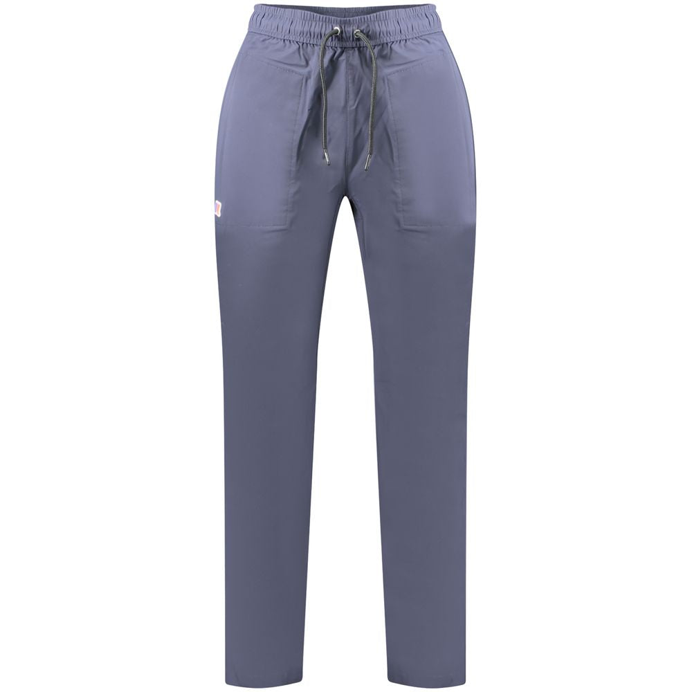 Blue Elastane Pant