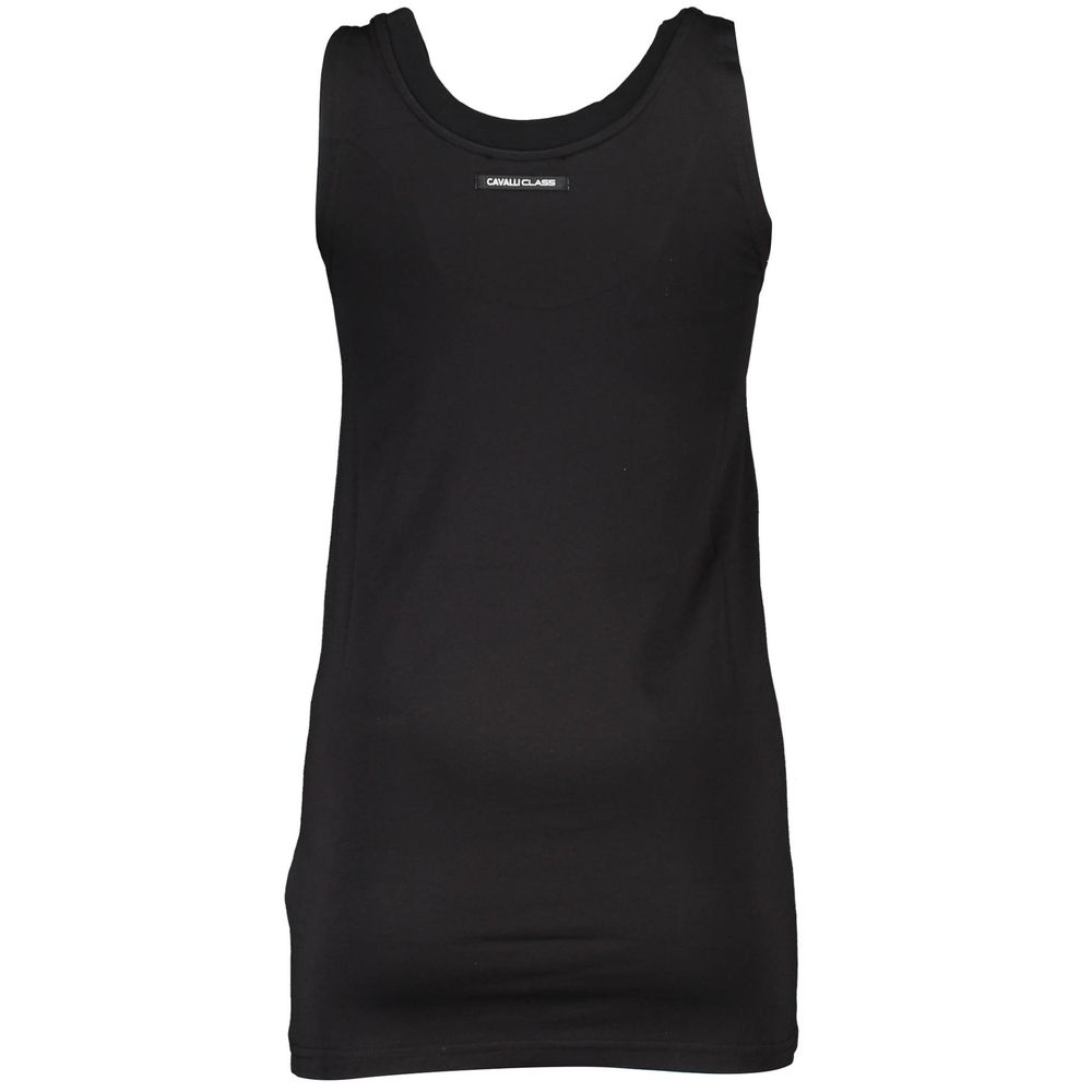 Black Cotton Women Tank Top - ventzia