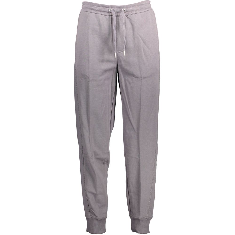 Grigio Cotton Men Sport Trouser - ventzia