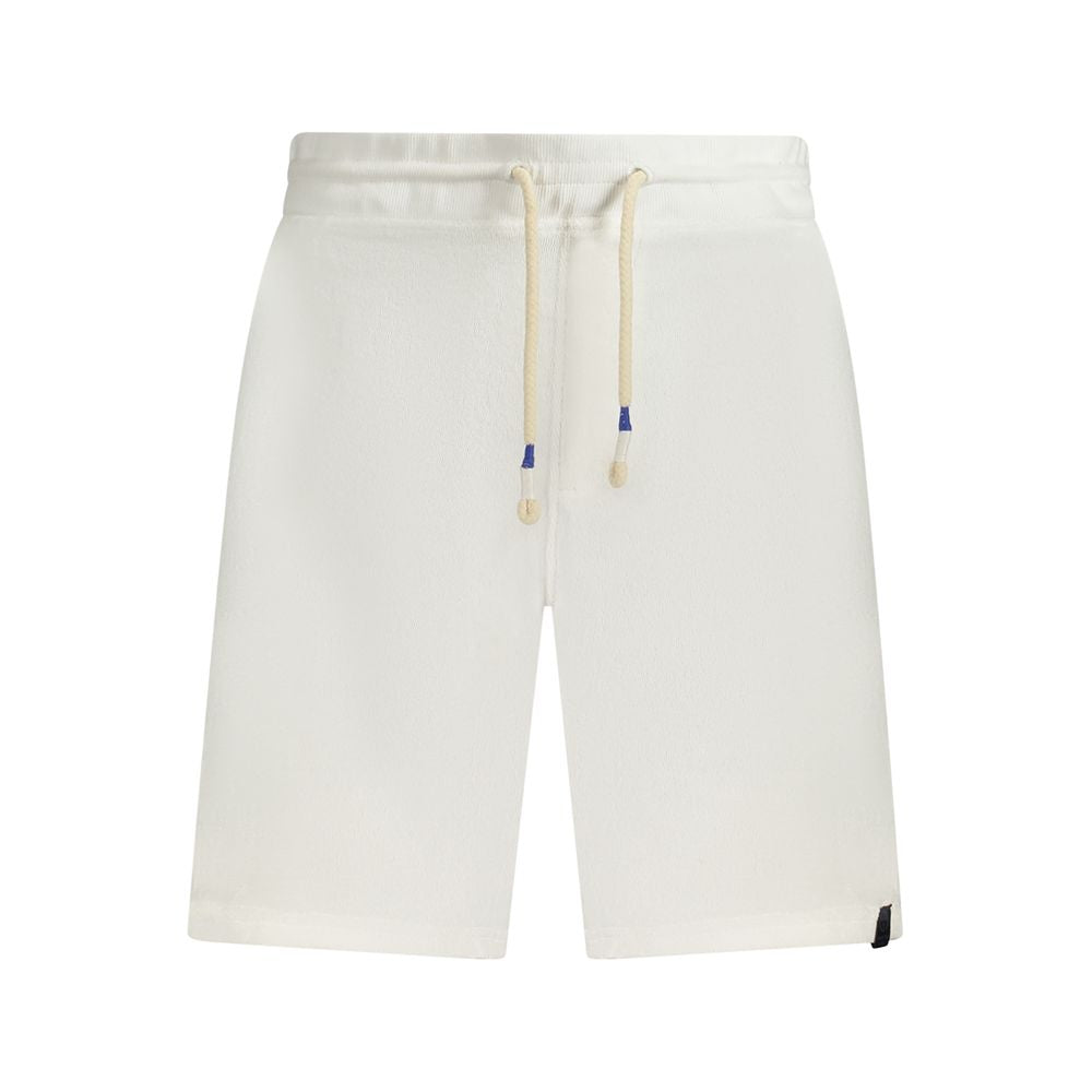 White Cotton Men's Sweatpant - ventzia