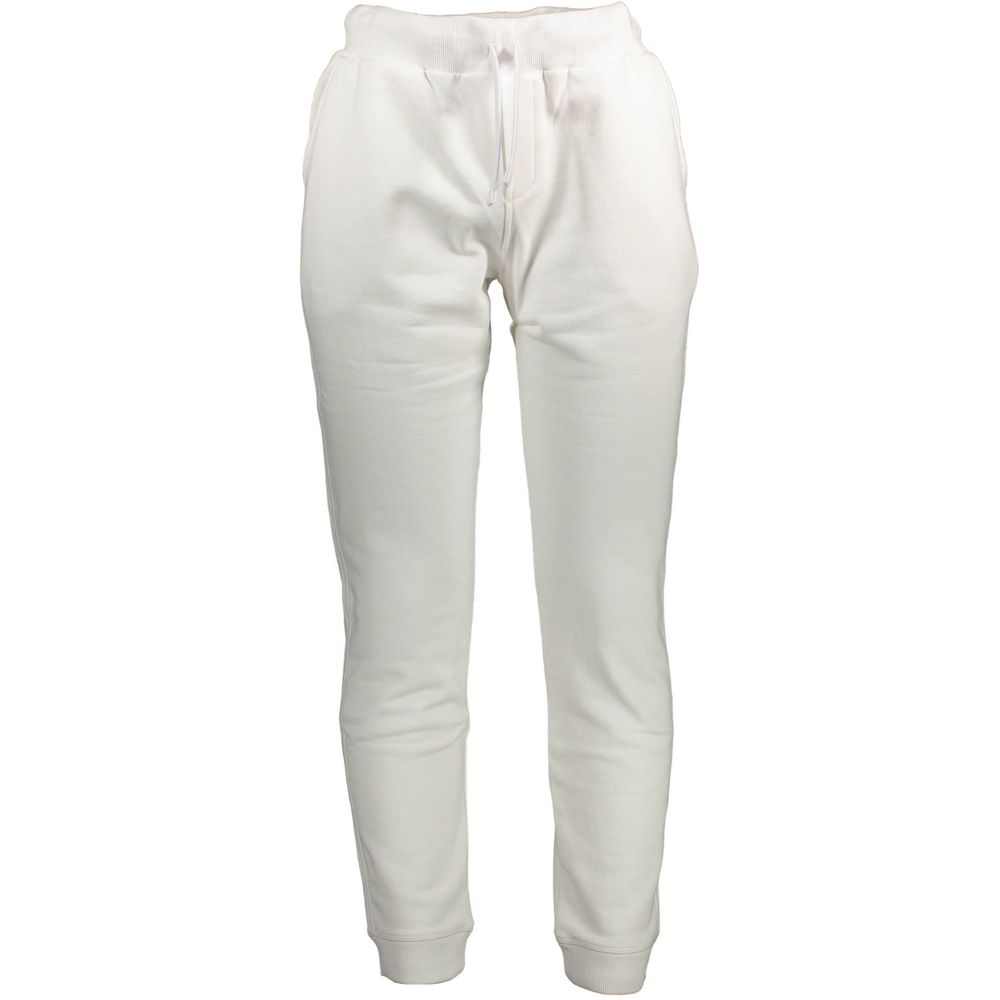 White Cotton Men's Sweatpant - ventzia