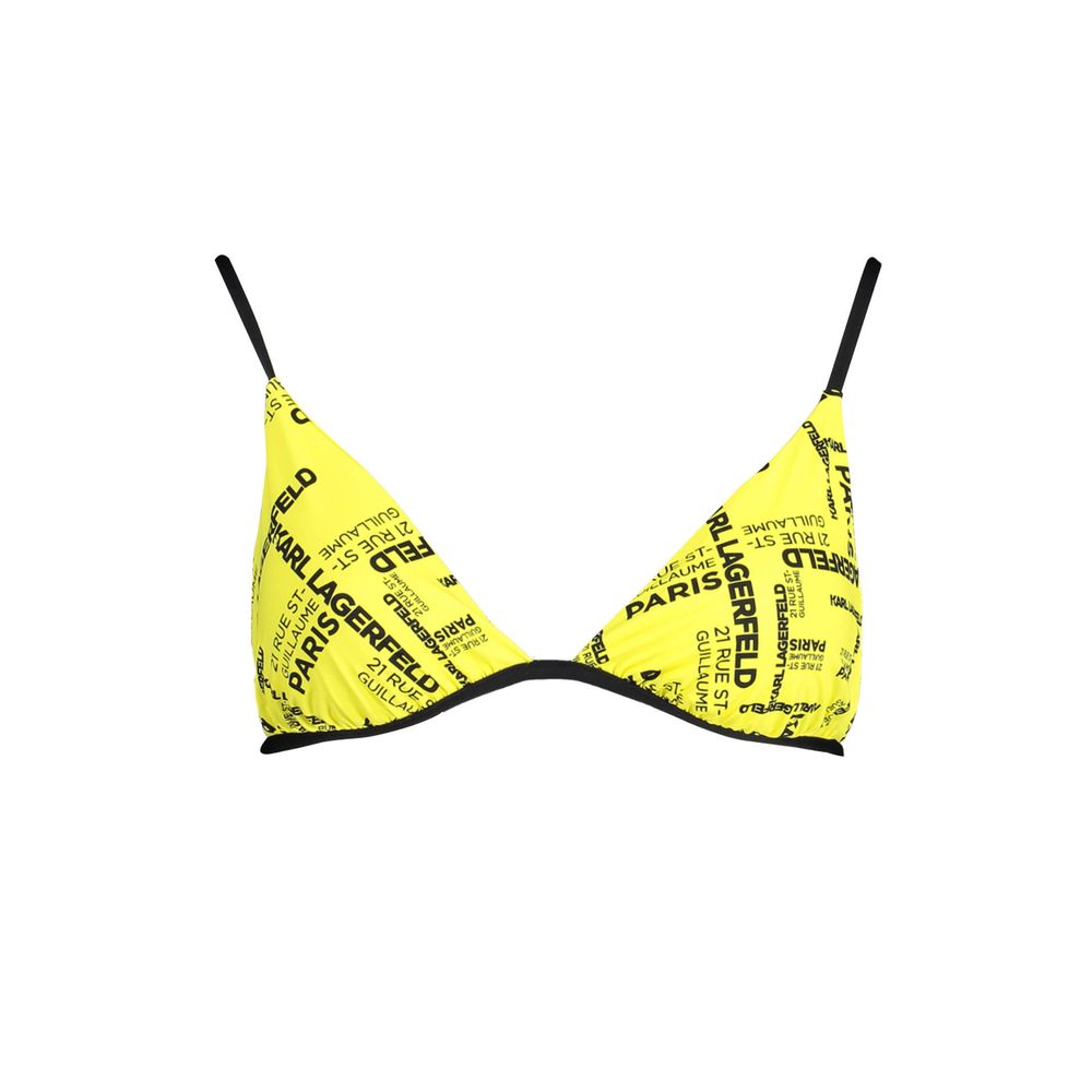 Yellow Polyamide Women Swimsuit - ventzia