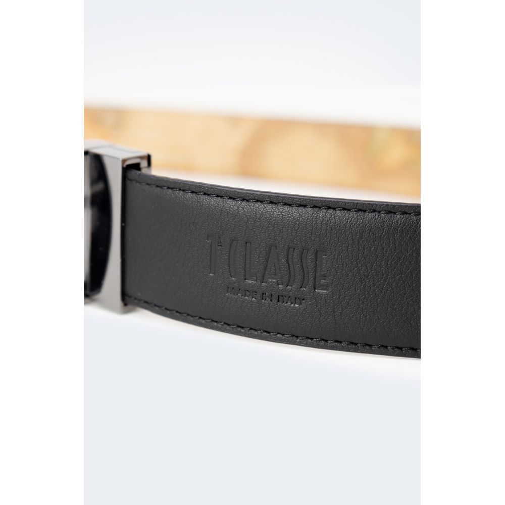 Black Leather Regular Belt - ventzia