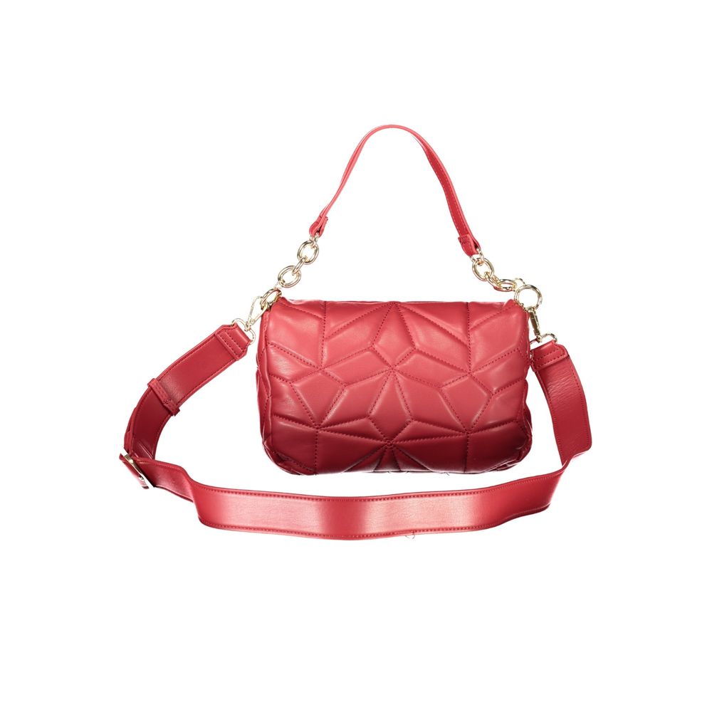 Rosso Polyurethane Women Shoulder Bag - ventzia