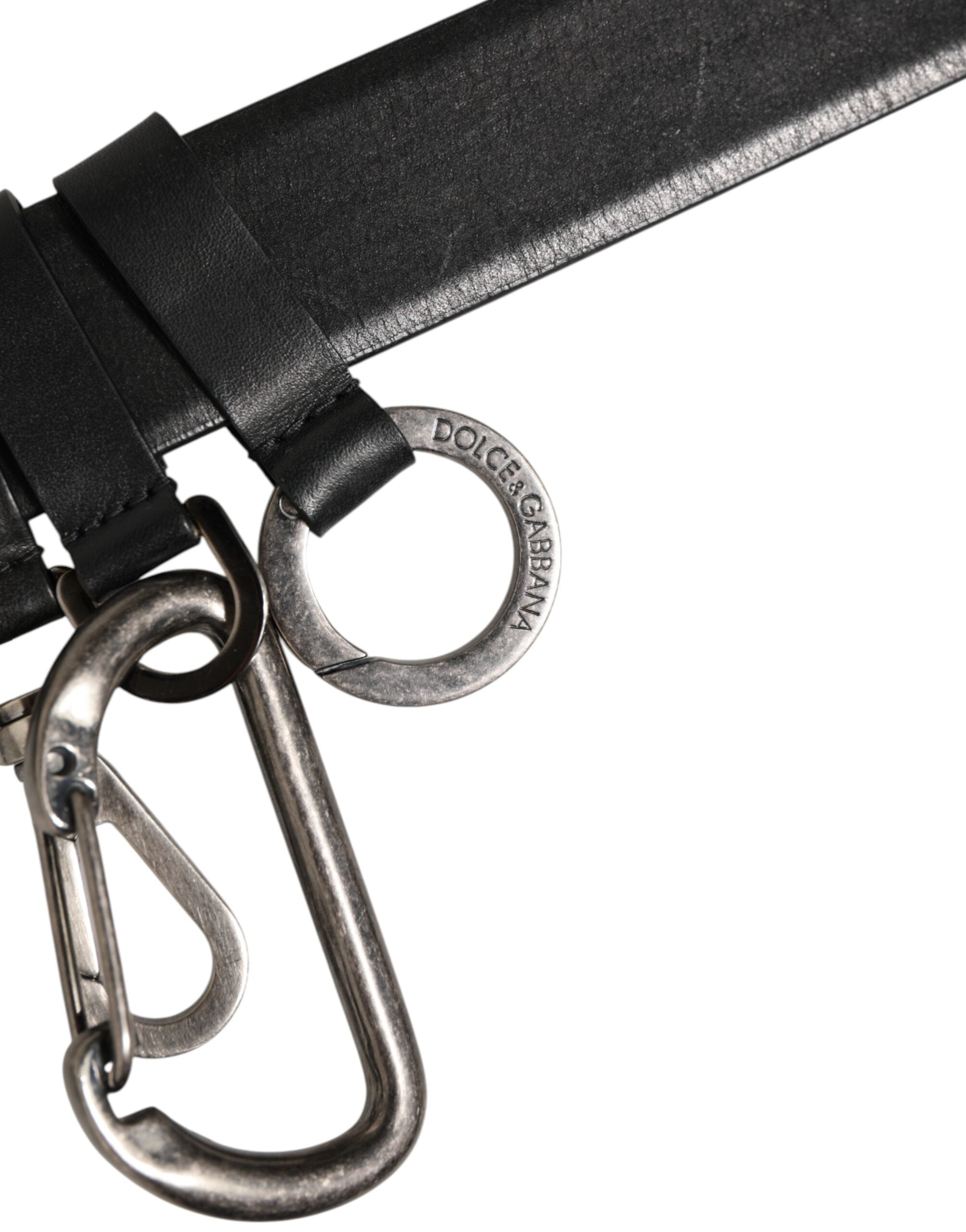Black Key Ring Clip Attachments Buckle Belt - ventzia