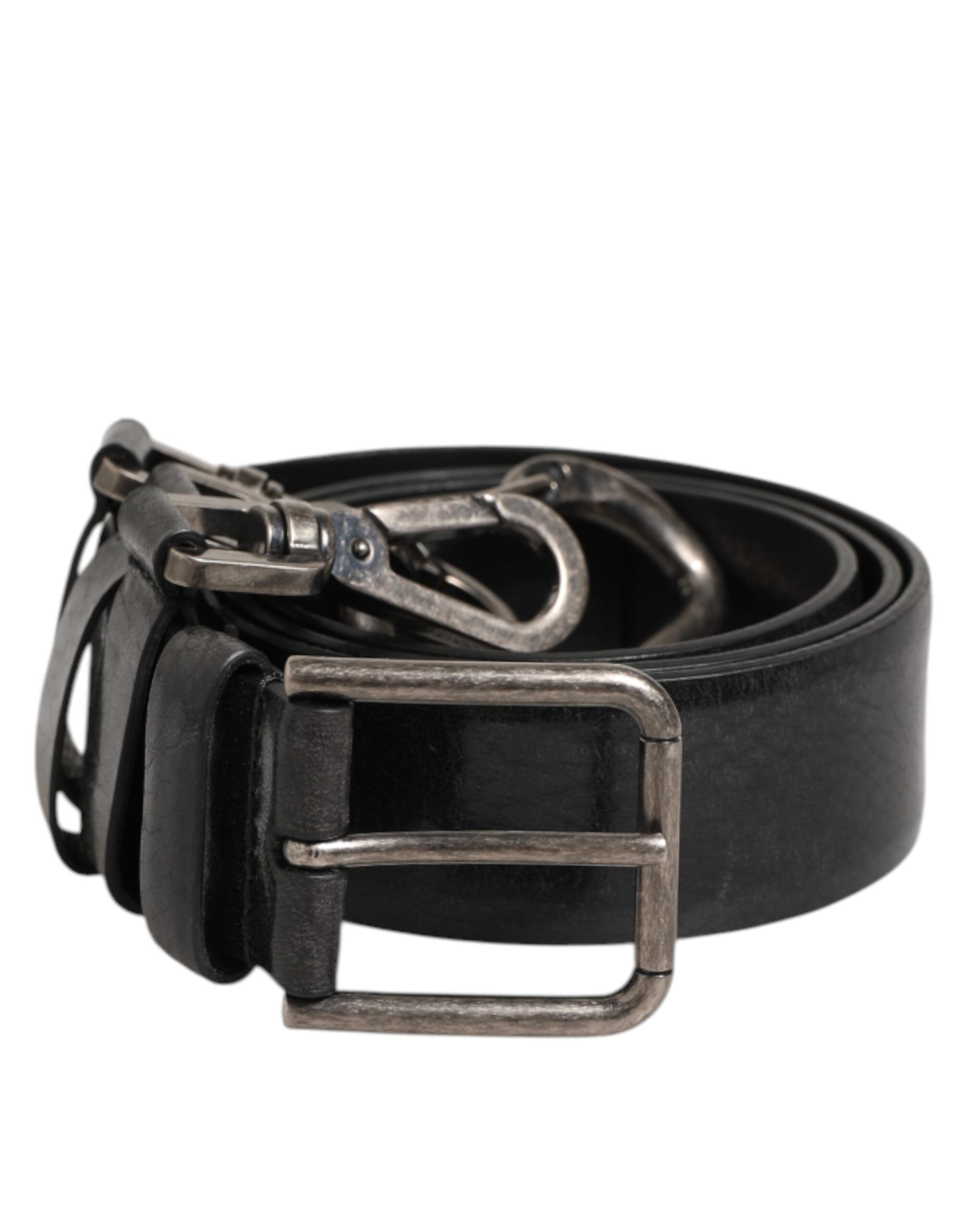 Black Key Ring Clip Attachments Buckle Belt - ventzia
