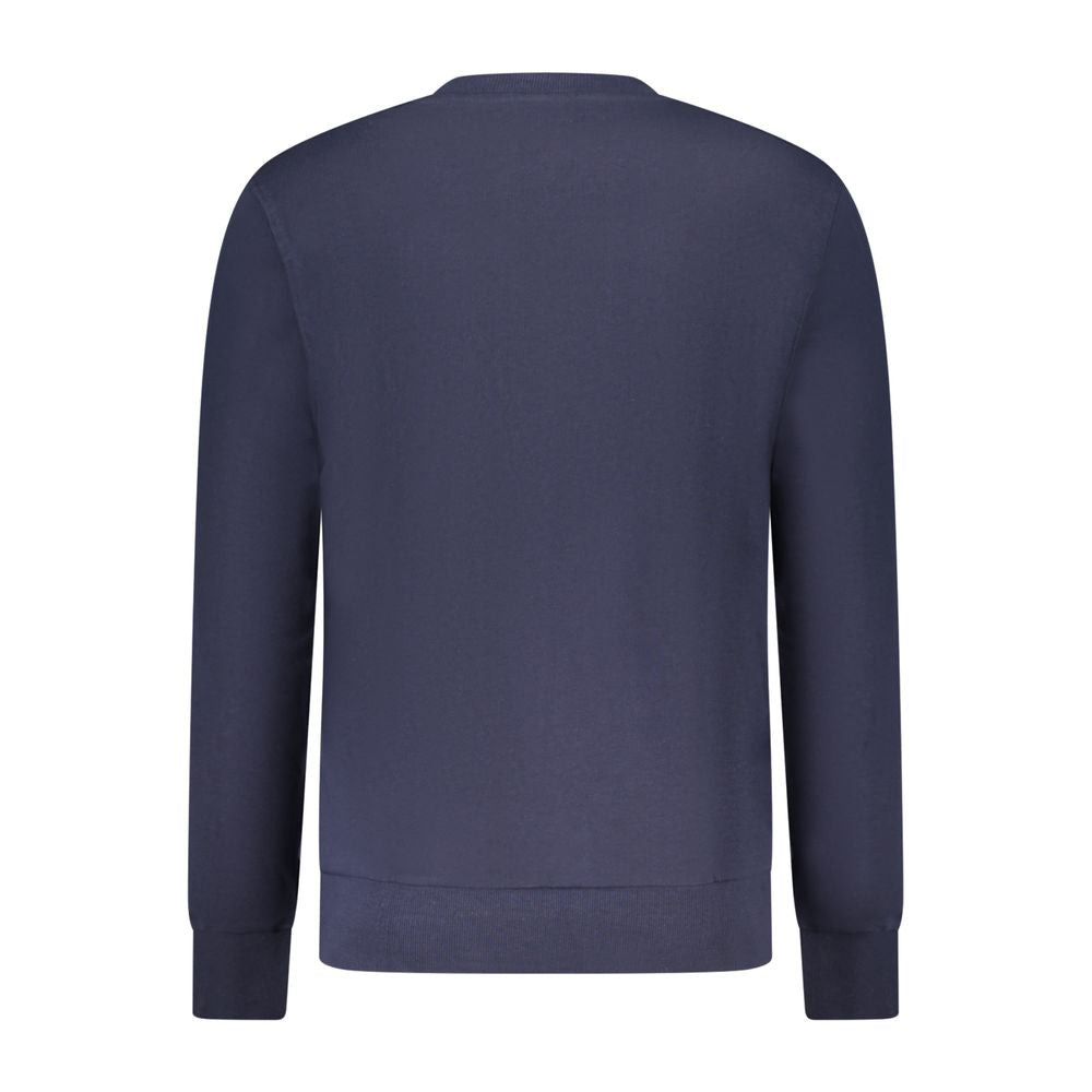 Blue Cotton Men's Sweatshirt - ventzia