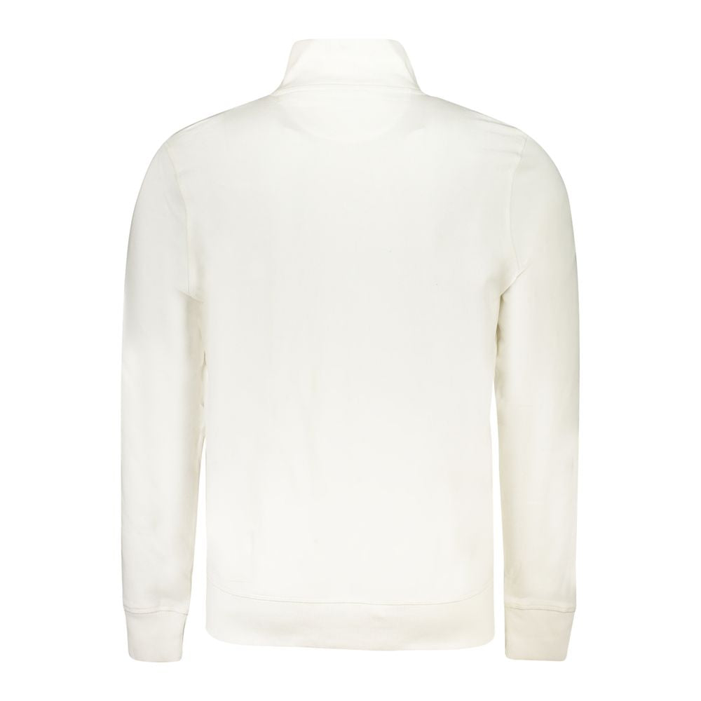 White Cotton Men's Sweatshirt - ventzia