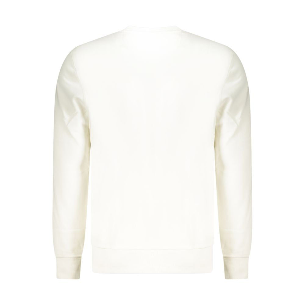 White Cotton Men's Sweatshirt - ventzia
