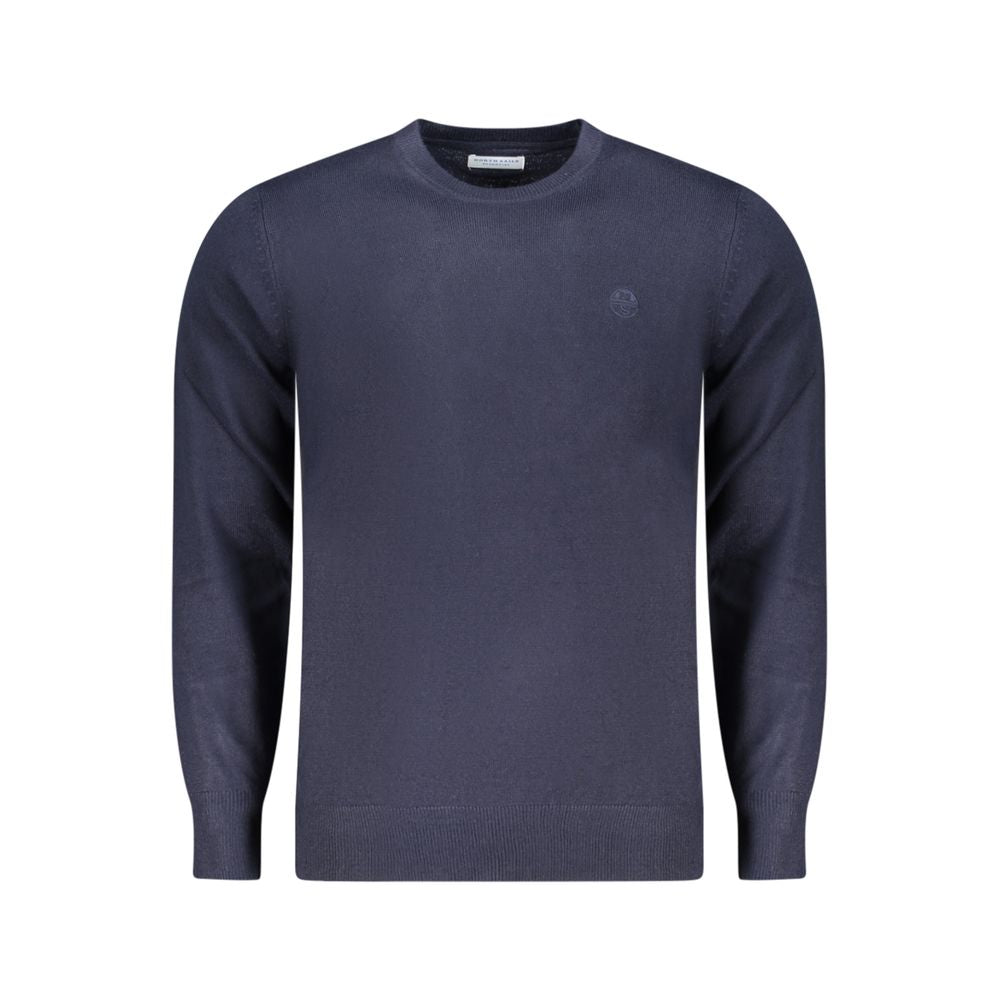 Blue Acrylic Men Sweater - ventzia
