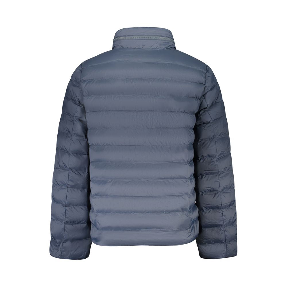 Blu Poliammide Mens Jacket - ventzia