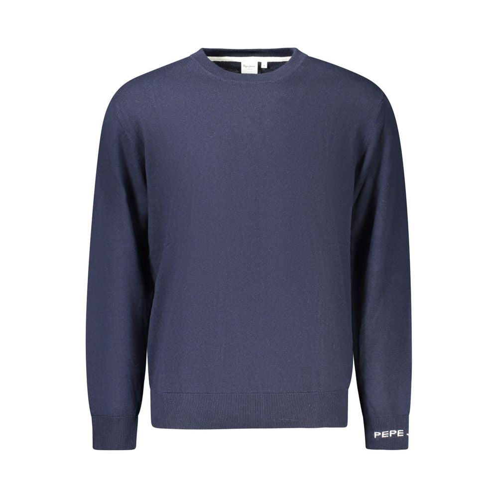 Blue Cotton Men's Sweater - ventzia