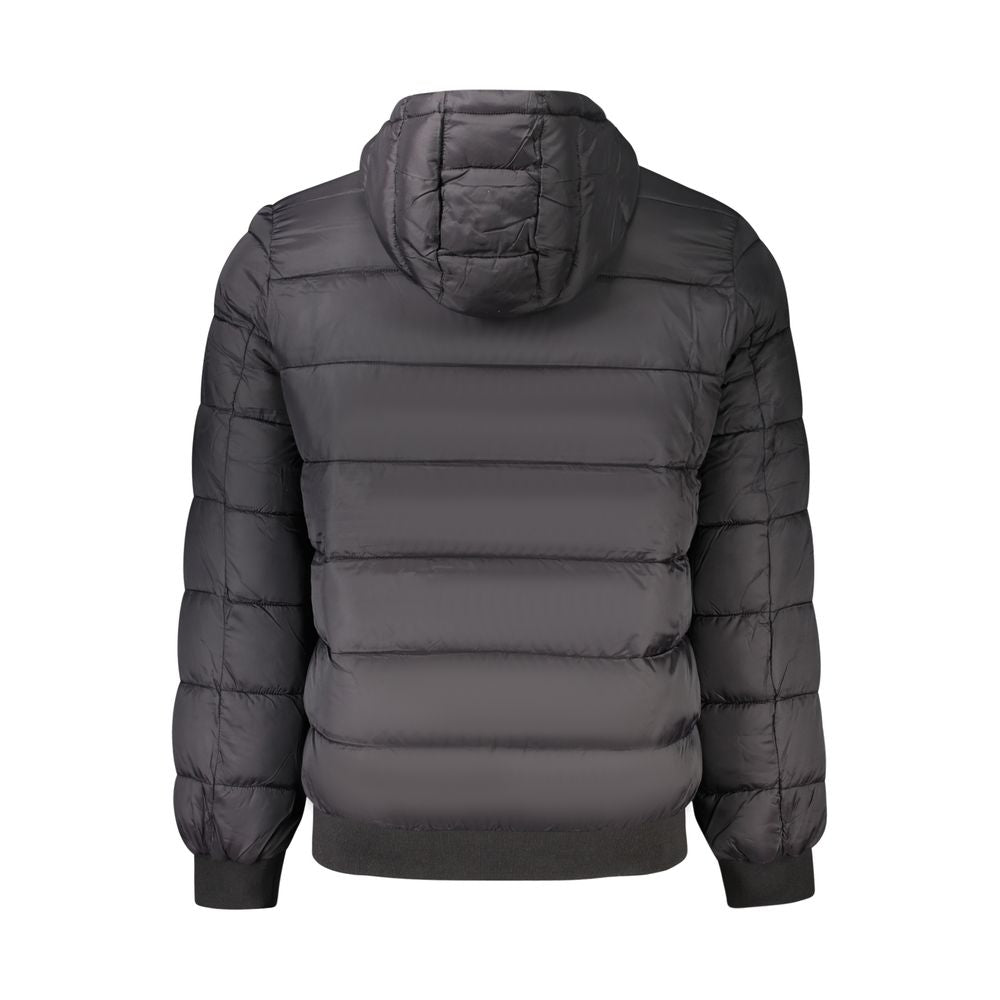 Black Polyamide Jackets & Coat - ventzia