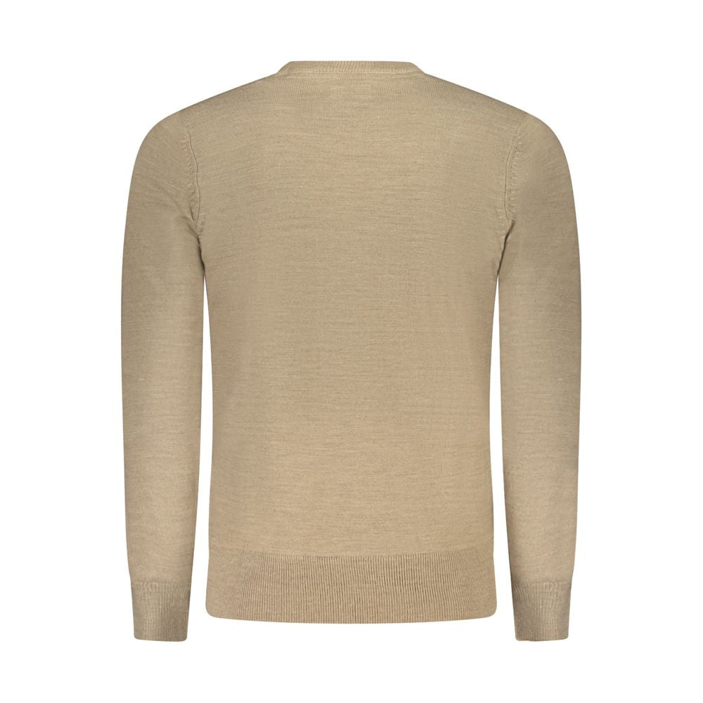 Marrone Acrylic Mens Sweater - ventzia