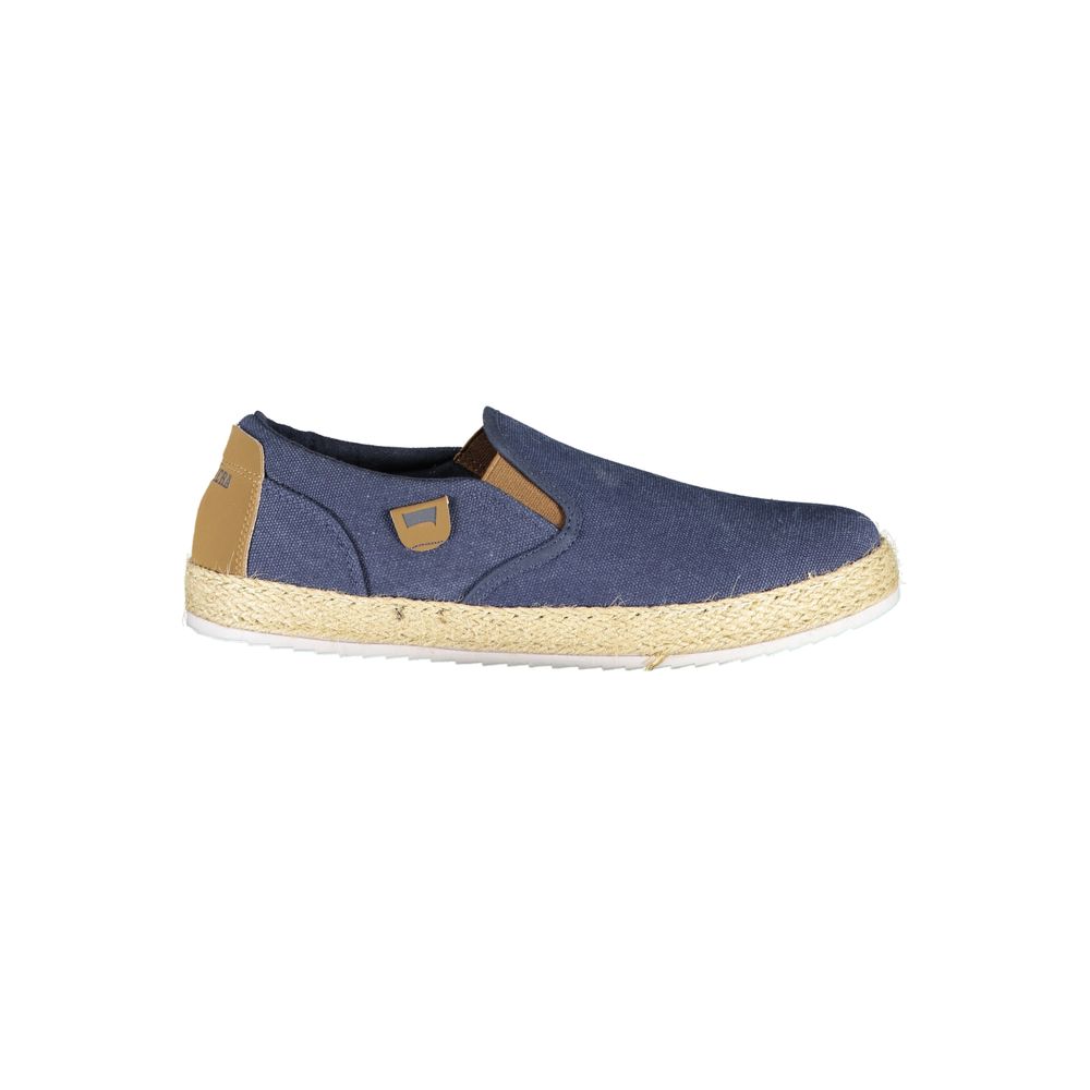 Blue Polyester Sneaker - ventzia