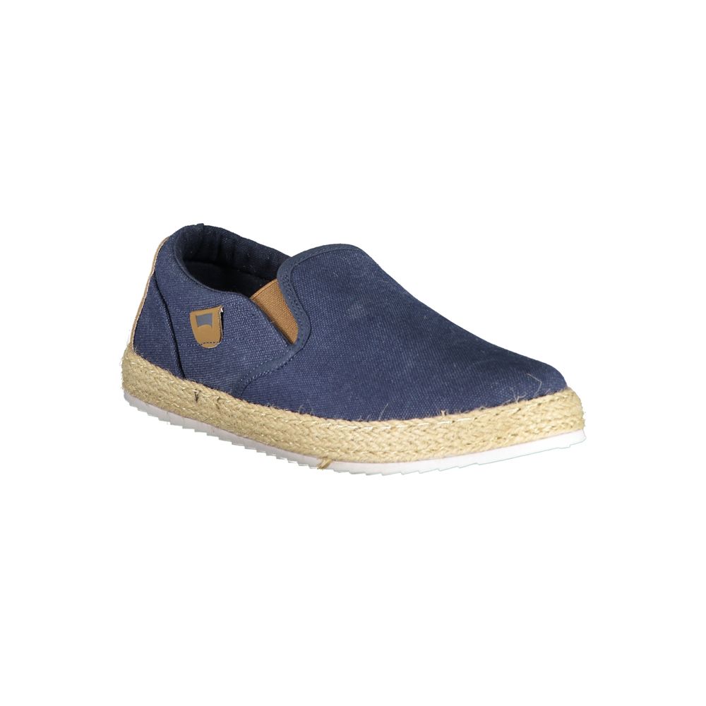 Blue Polyester Sneaker - ventzia
