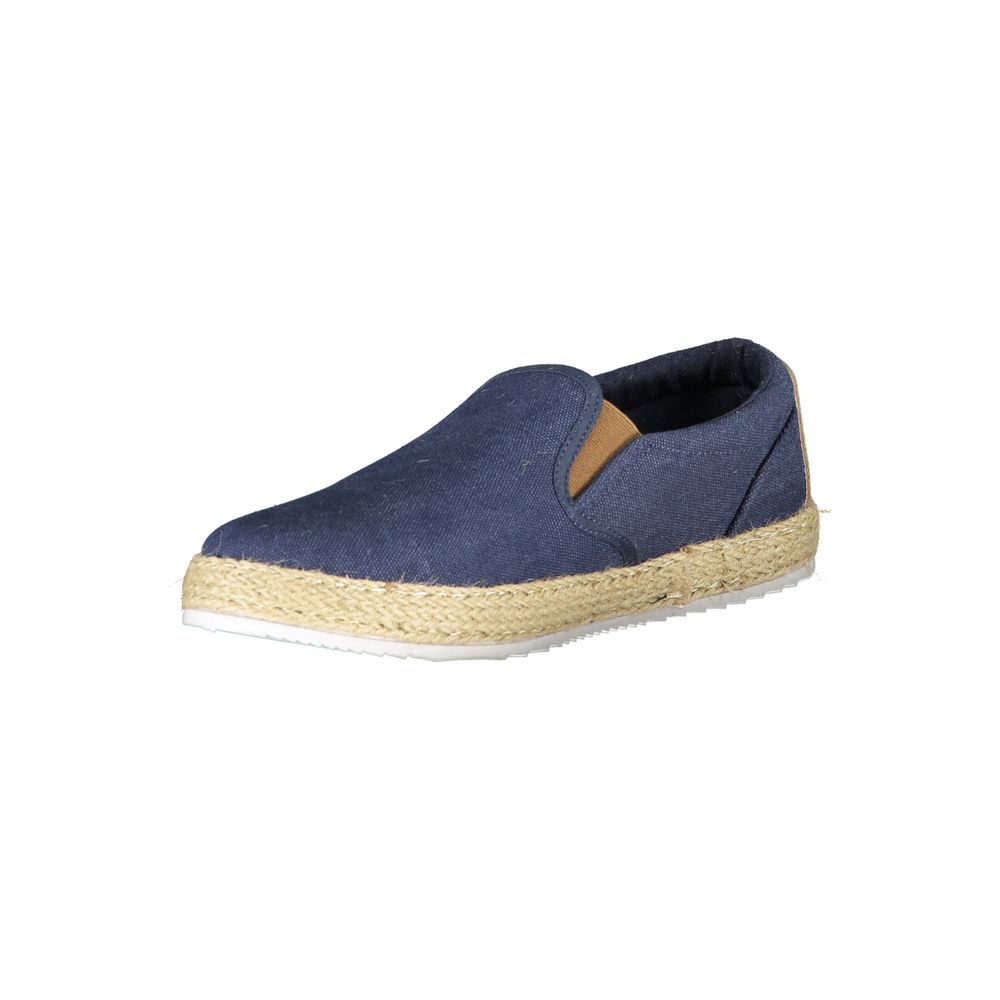 Blue Polyester Sneaker - ventzia