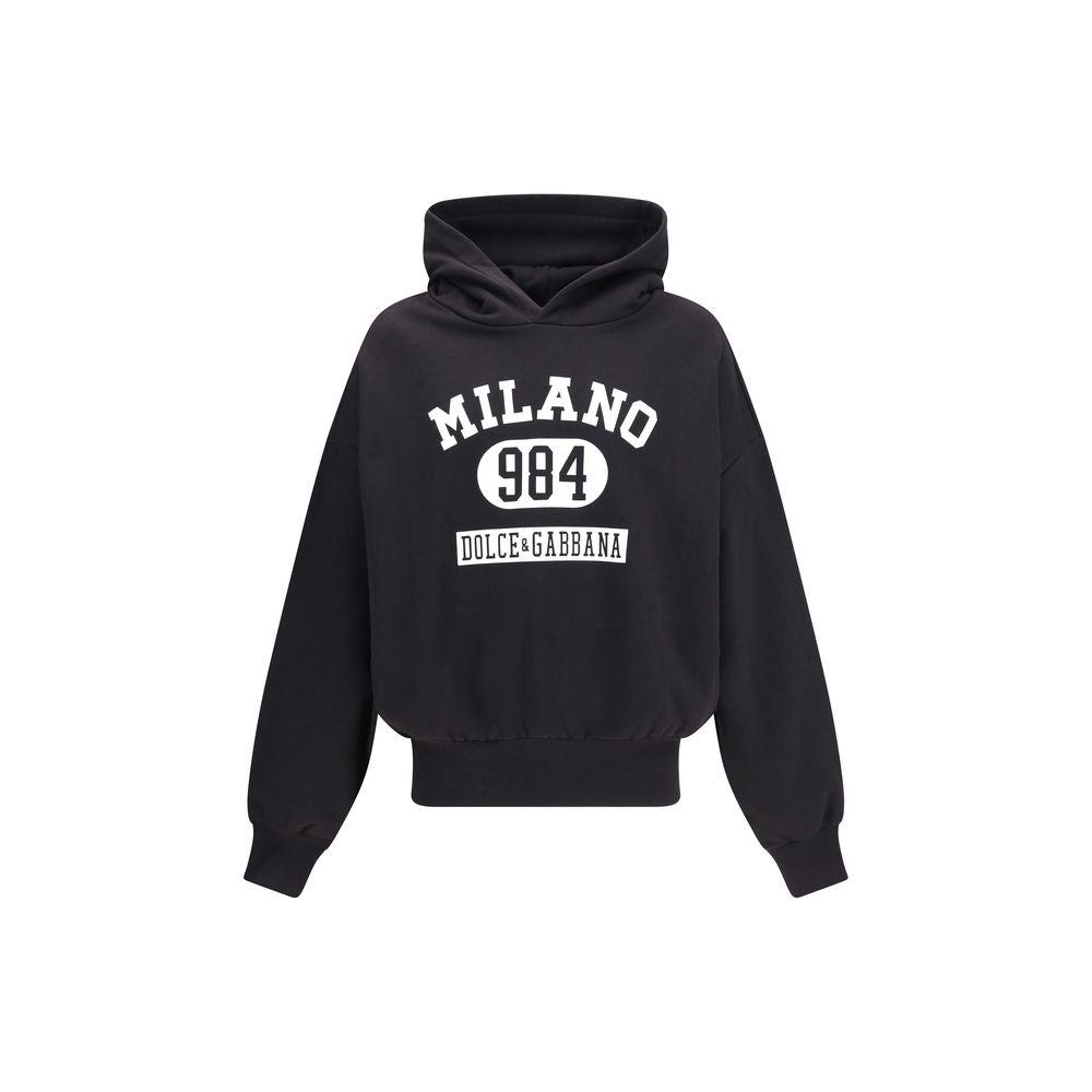 Black Cotton Sweatshirt