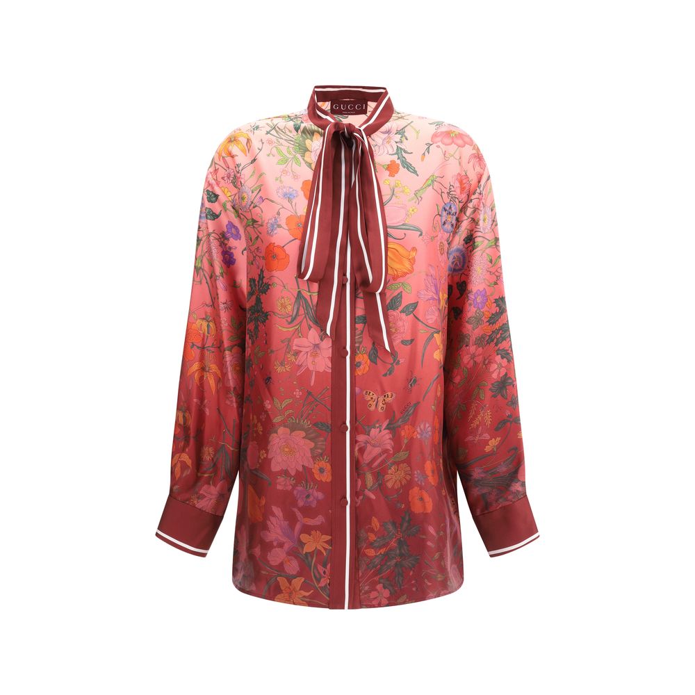 Multicolor Silk Pattern Shirt
