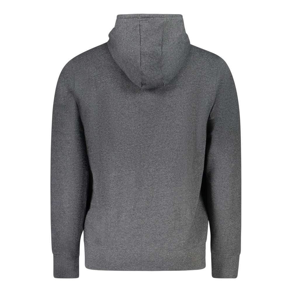 Grigio Cotton Men's Hoodie - ventzia