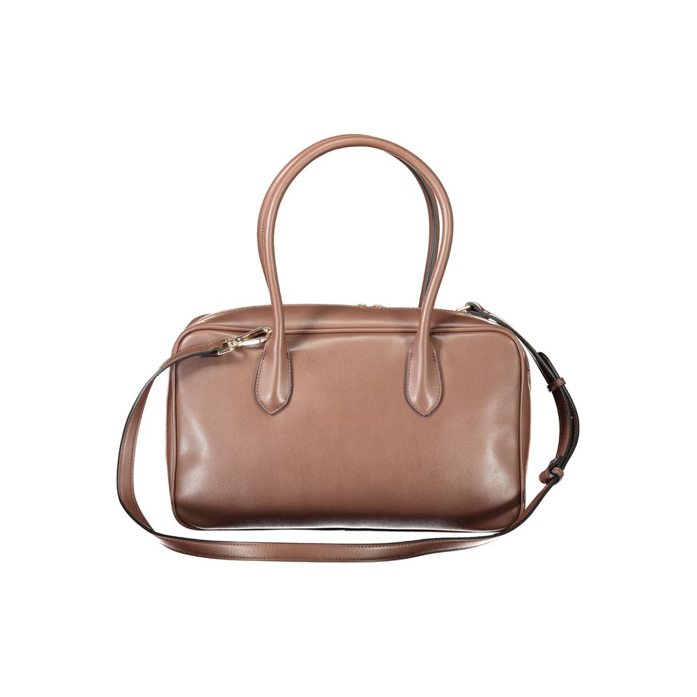 Brown Polyethylene Handbag