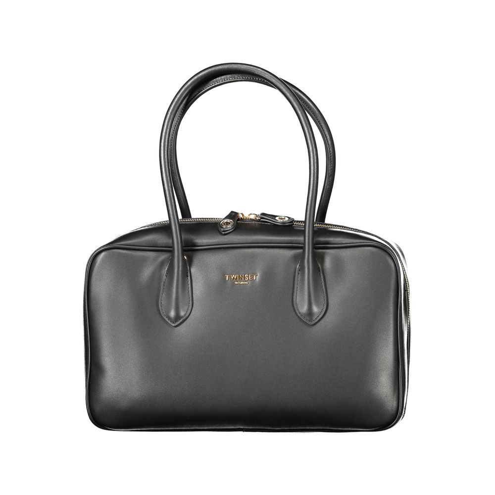 Nero Poliuretano Women Handbag - ventzia