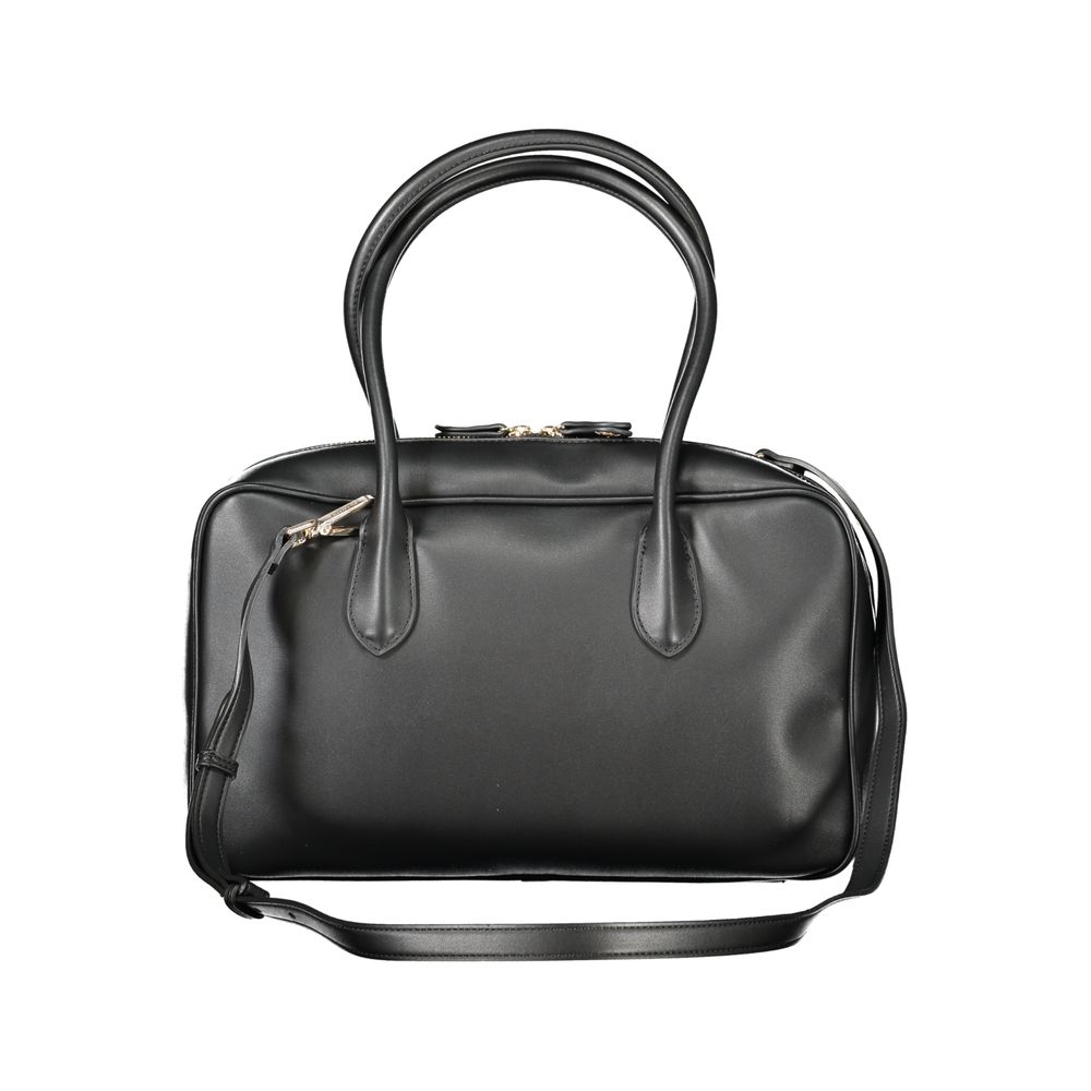 Nero Poliuretano Women Handbag - ventzia