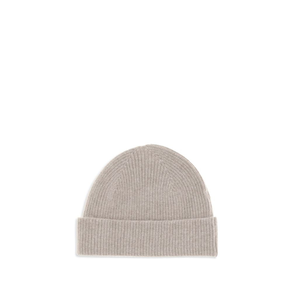 Beige Cashmere Beanie