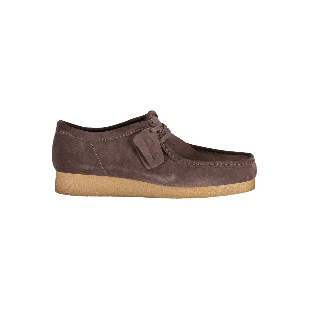 Marrone Leather Men Sneaker - ventzia