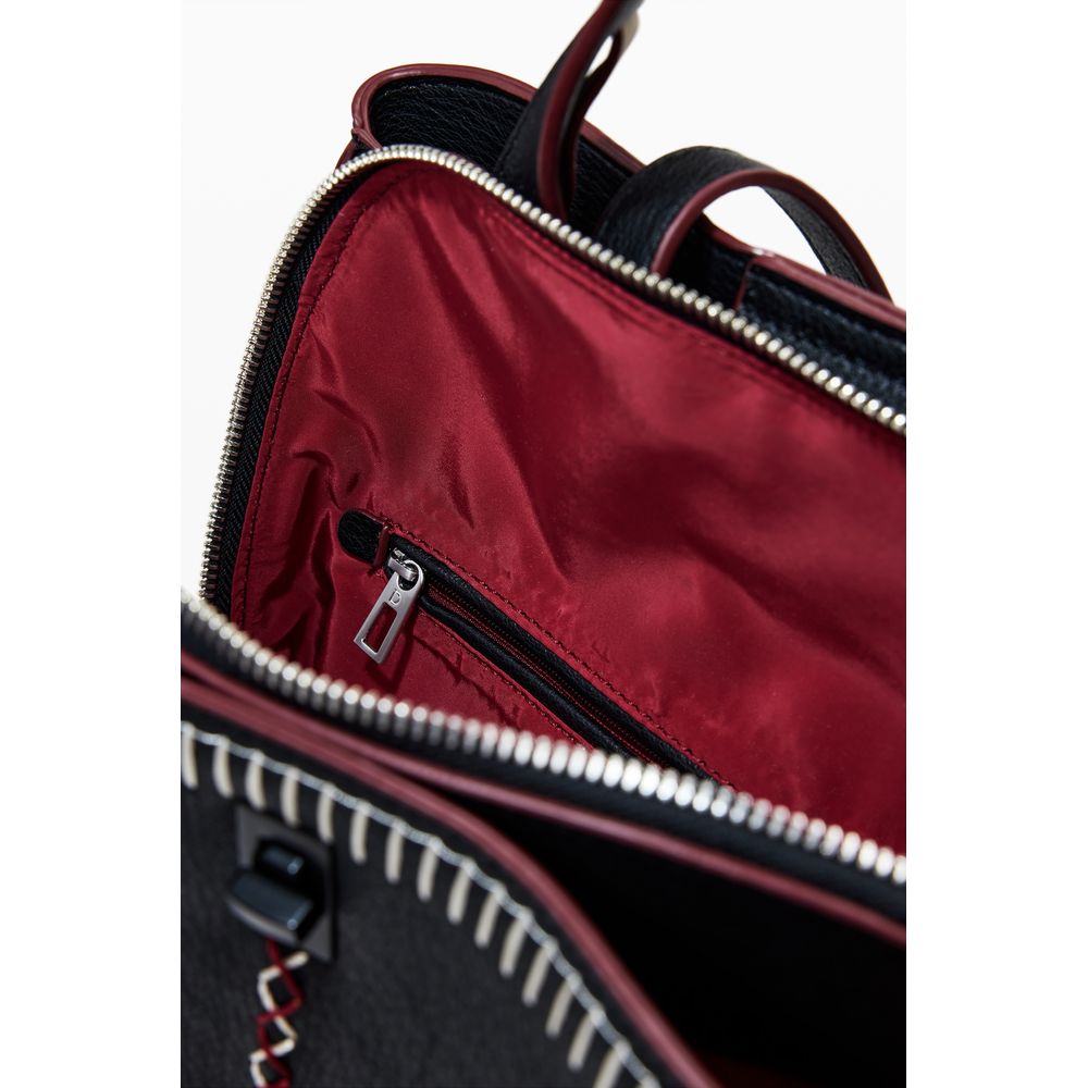 Black Polyethylene Backpack